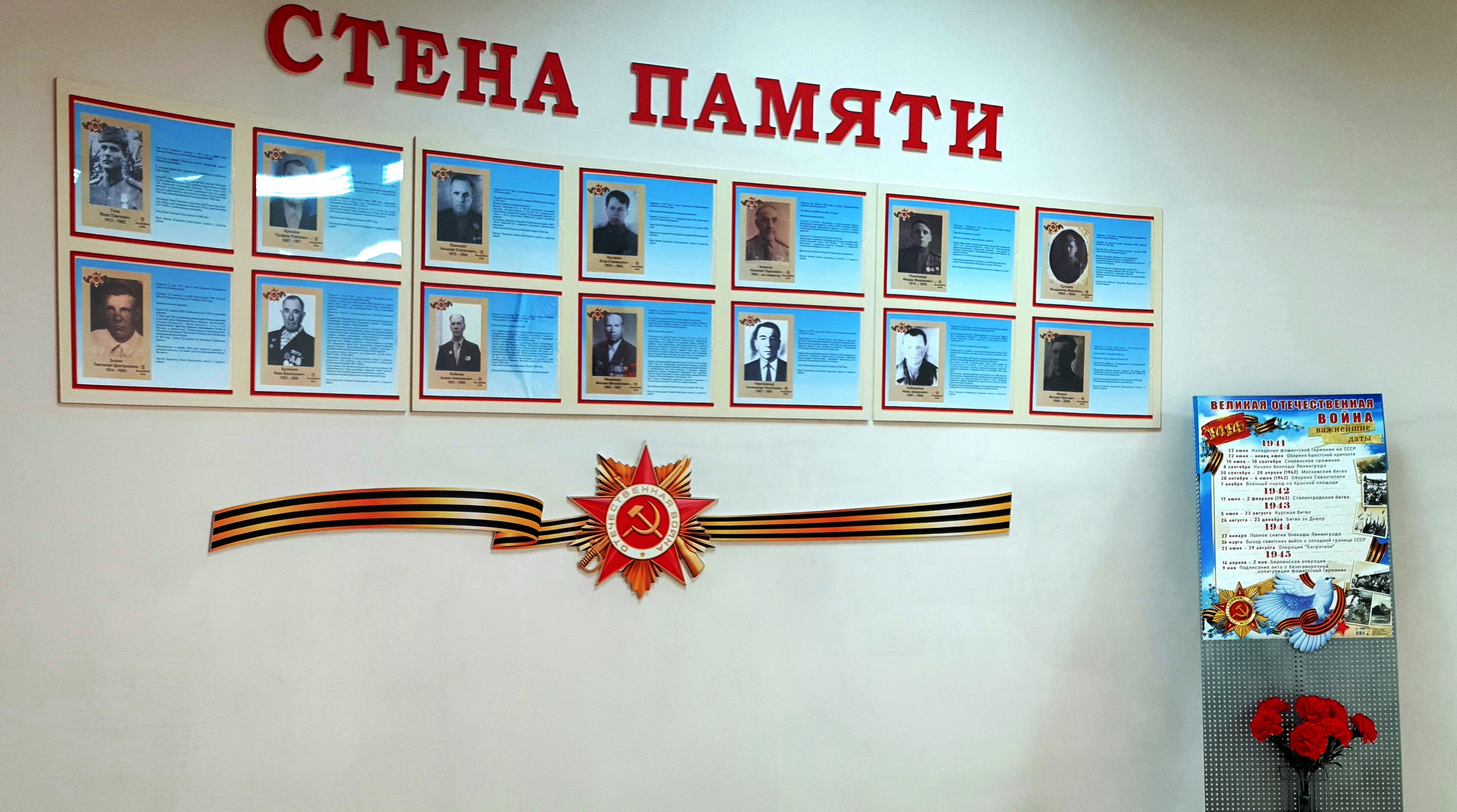 Всероссийские патриотические акции «Окна Победы» и «Стена Памяти» в Барнауле